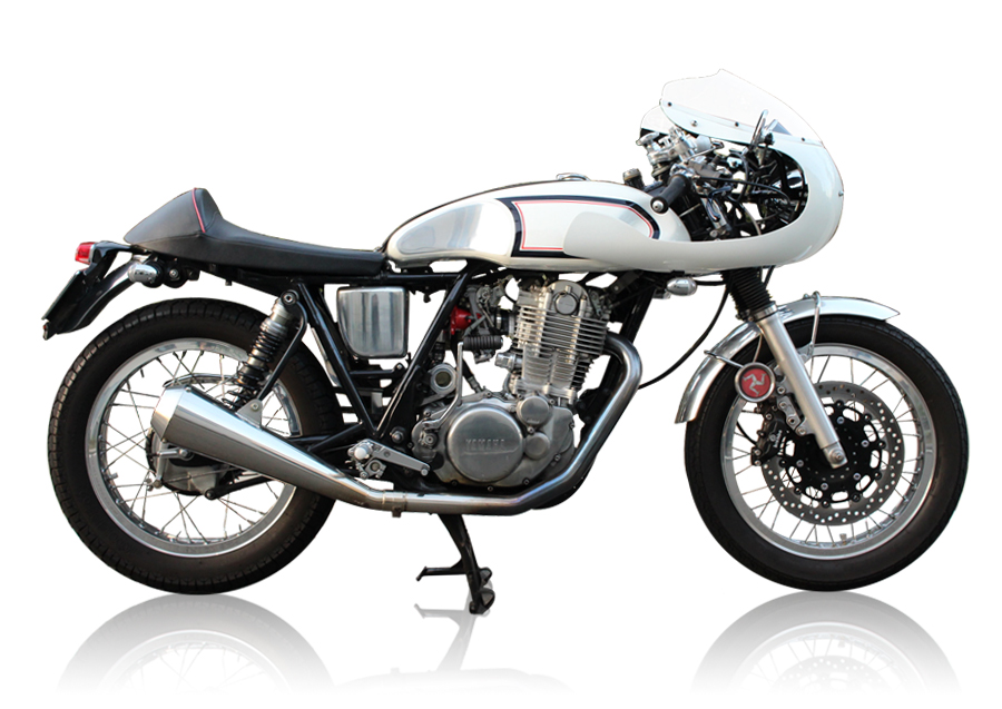 yamaha sr400 カスタム カフェレーサーカスタム 画像  オレンジブルバード　SRX