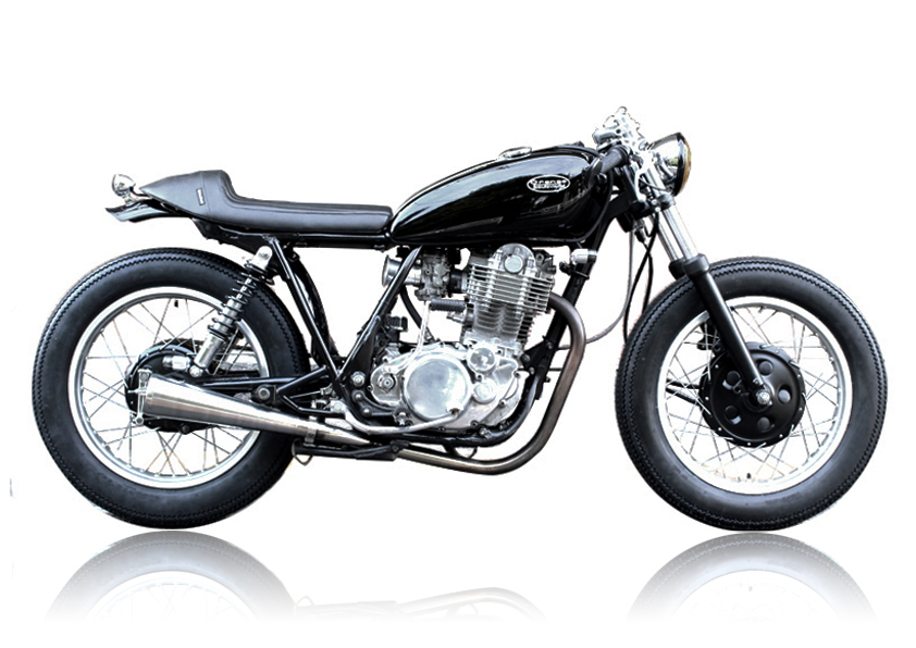  yamaha sr400 カスタム カフェレーサーカスタム 画像  オレンジブルバード　SRX