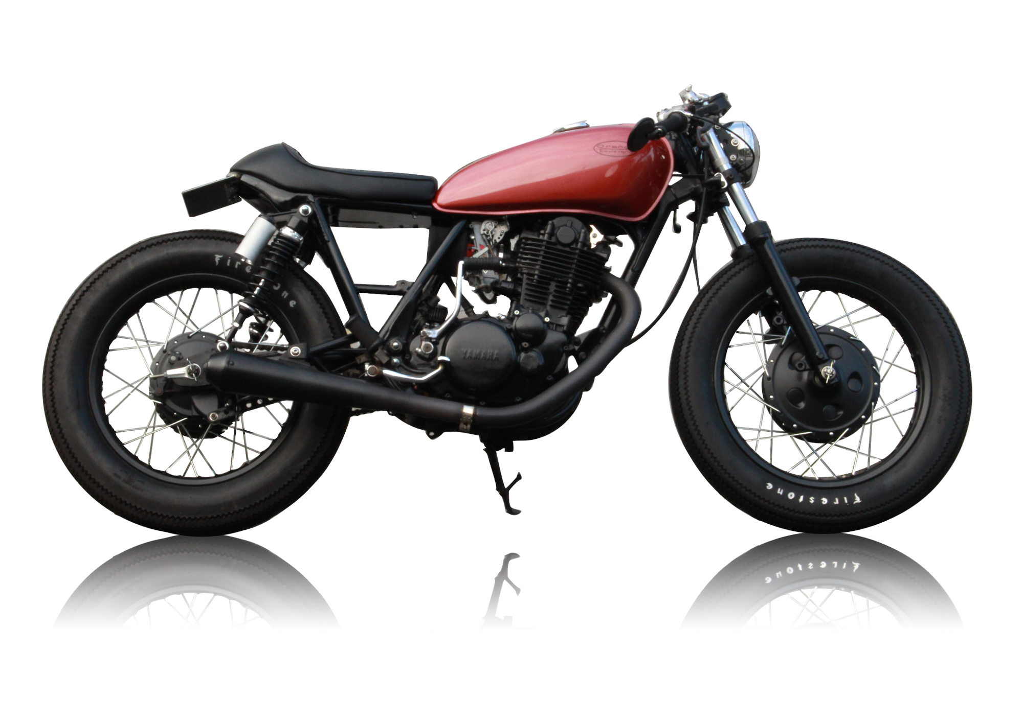 yamaha sr400 カスタム カフェレーサーカスタム 画像 オレンジブルバード　SRX