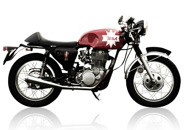 yamaha sr400 カスタム カフェレーサーカスタム 画像 オレンジブルバード　BSA SR