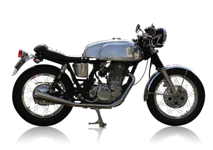 yamaha sr400 カスタム カフェレーサーカスタム 画像 オレンジブルバード　カフェカスタムSR